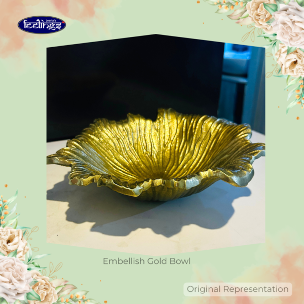 Embellished Gold Bowl