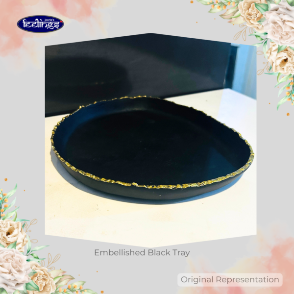 Embellished Black Tray - Image 2