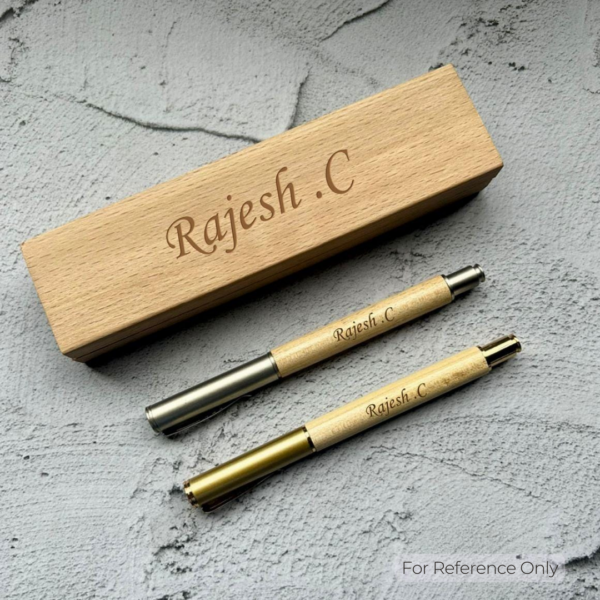 Personalised Wooden BallPoint Pen 0.5 mm - Image 2