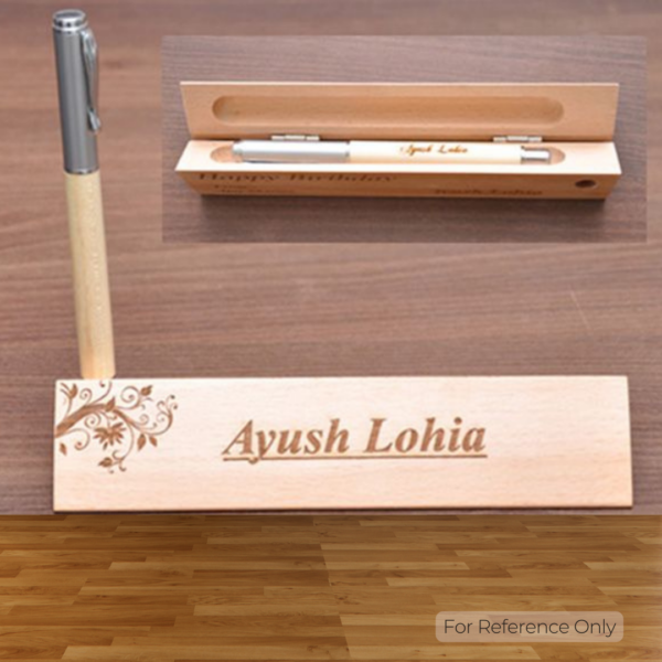 Personalised Wooden BallPoint Pen 0.5 mm